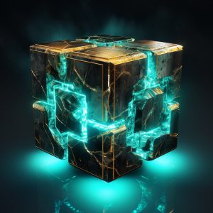 A quantum computer in the future using a giant internal crystal as storage